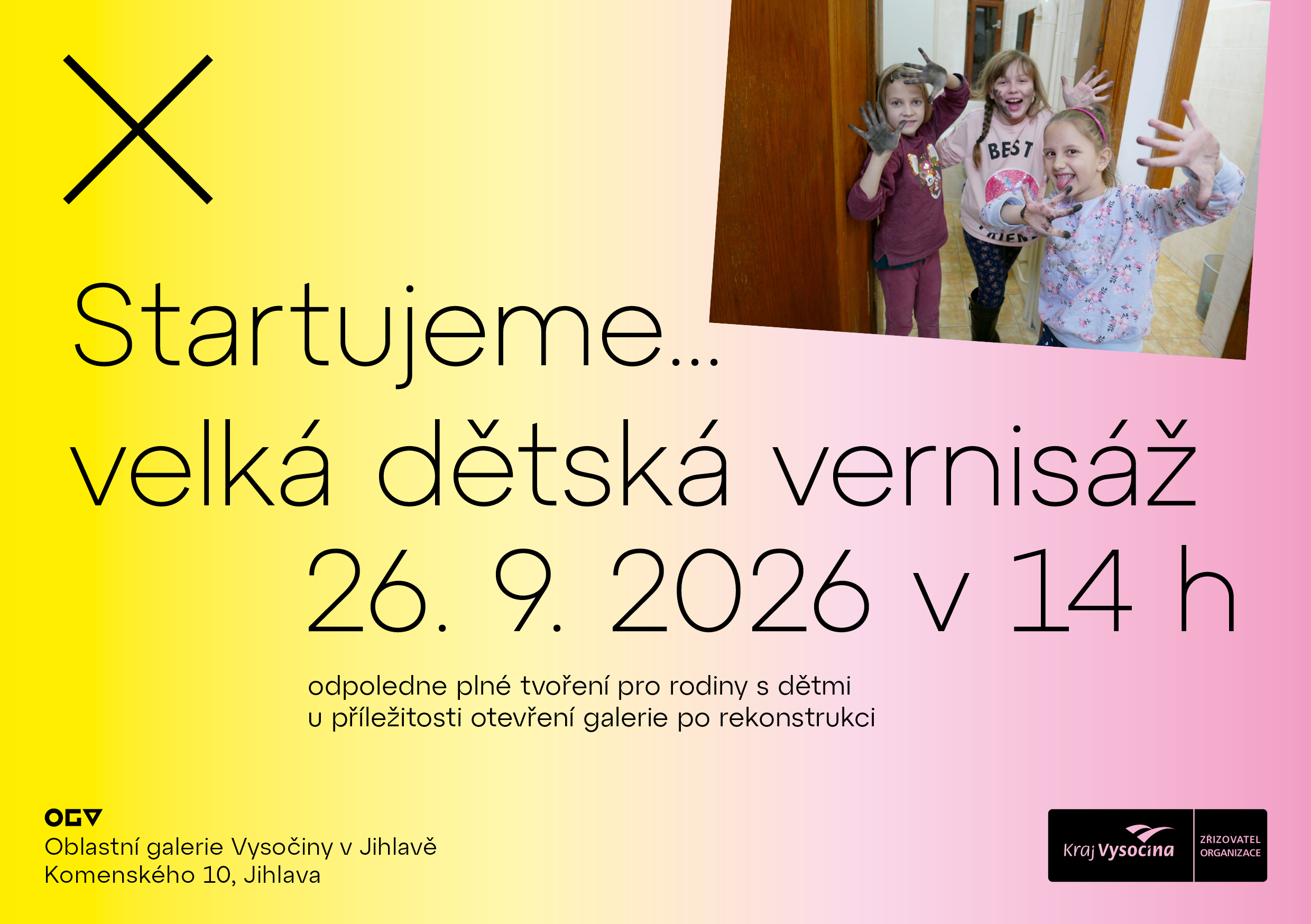 Startujeme… VELKÁ DĚTSKÁ VERNISÁŽ